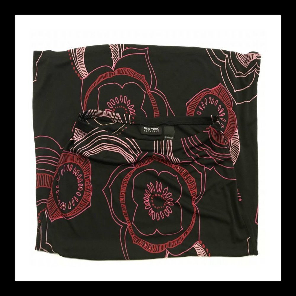 Pink Floral Design Skirt